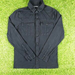Express Men's Black and Grey Shirt